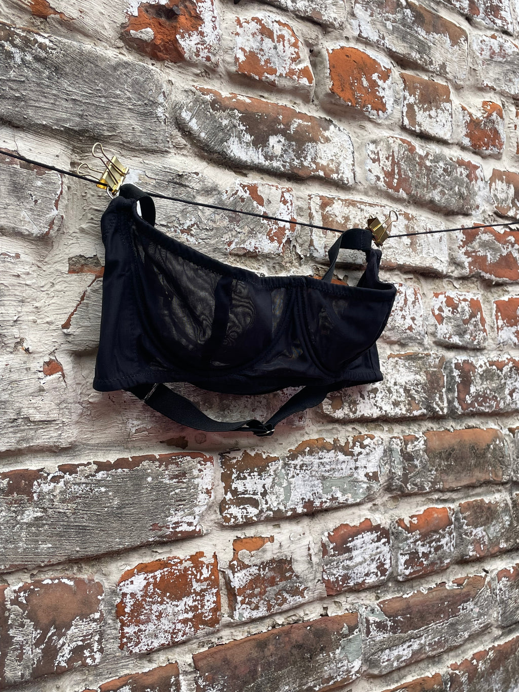 Netting Quarter Cup Bra