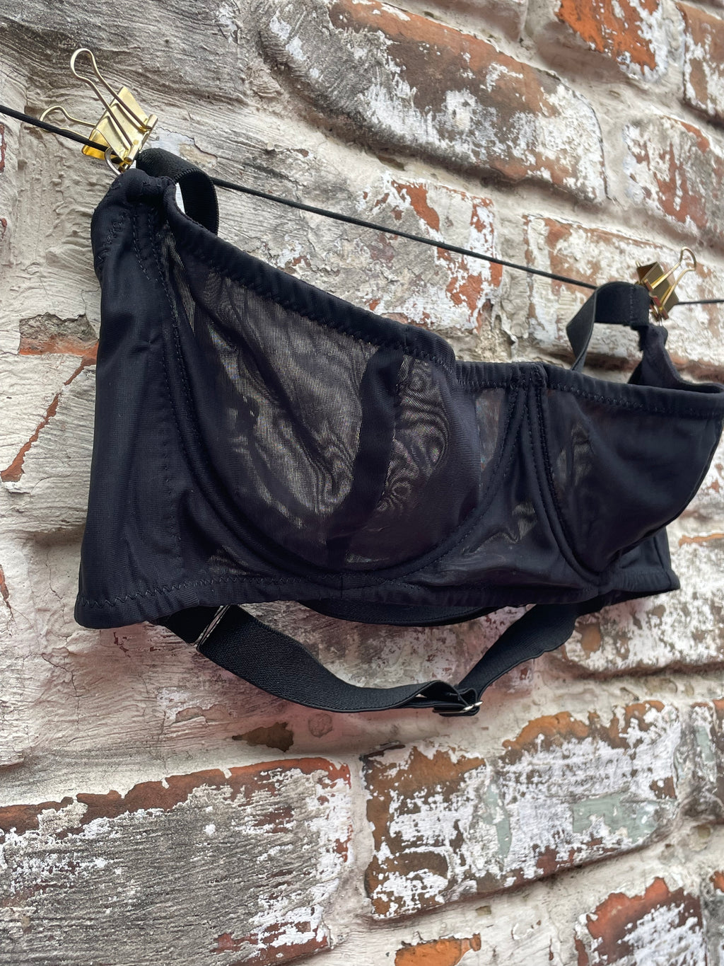 Netting Quarter Cup Bra