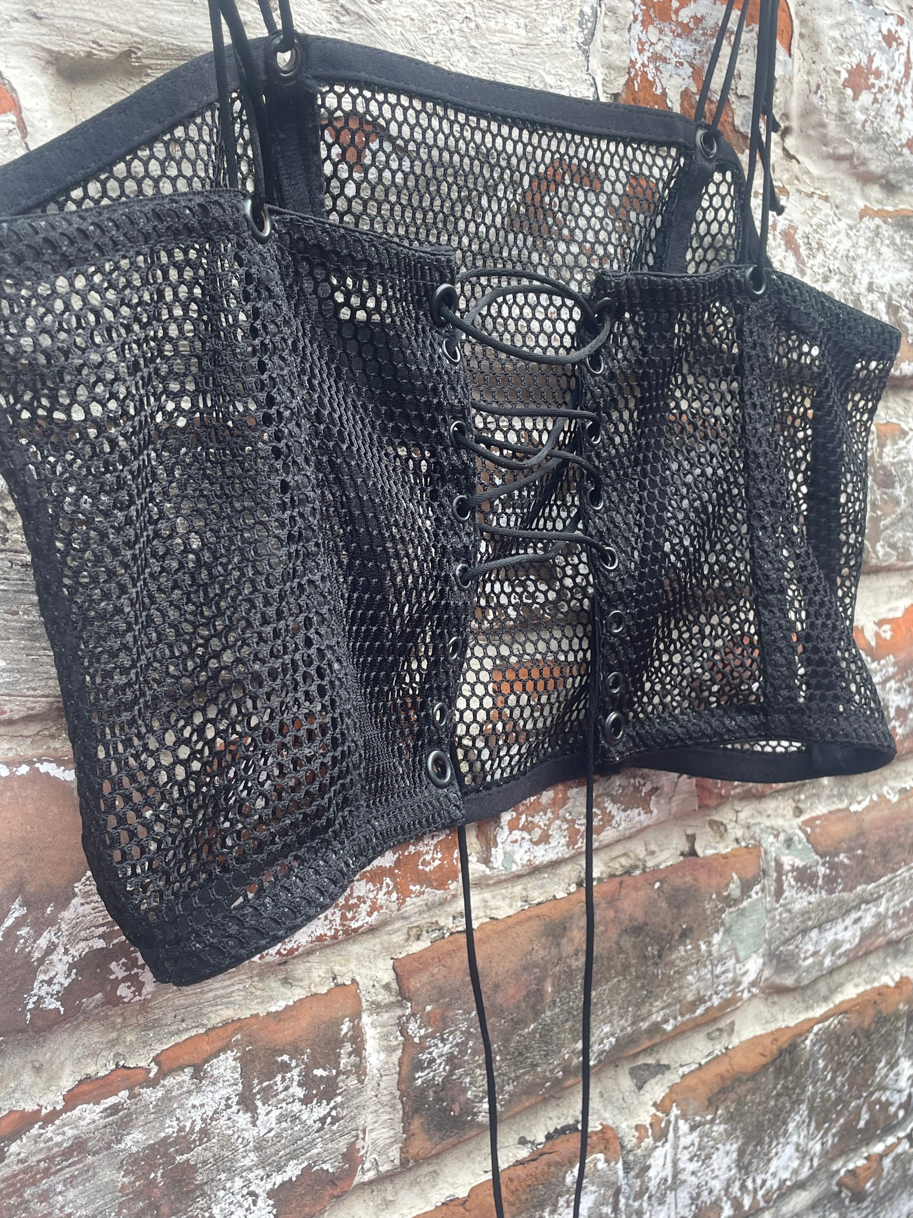 Mesh Corset Top